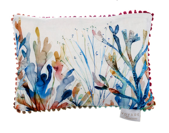 Voyage Maison - Coral Reef Cobalt Arthouse Cushion - Riviera Collection £29 (10% off RRP)
