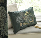 Voyage Maison - Brook Embroidered Velvet Forest Green £48.50 (10% off RRP)