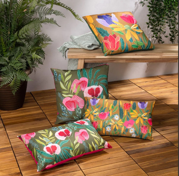 House of Bloom Poppy Square Cushion £11 (10% off RRP)