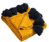 Romilly Tasselled Gold / Navy Throw £36 (10% off RRP)