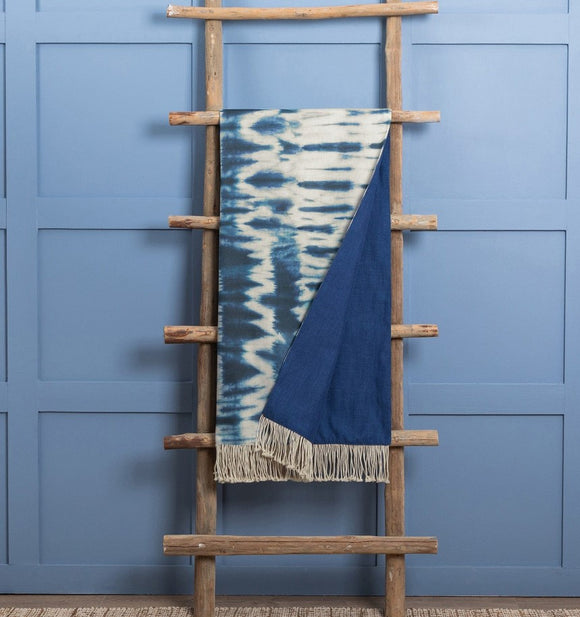 Voyage Maison - Marlo Cobalt Lined Throw £140 (10% off RRP)
