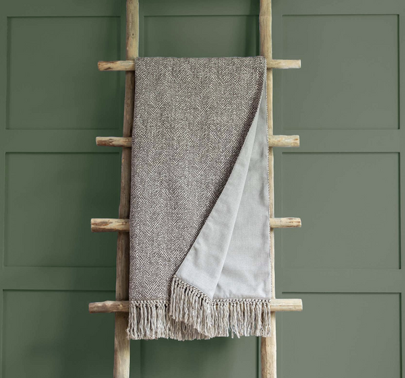 Voyage Maison - Oryx Slate Lined Throw £175.50 (10% off RRP)