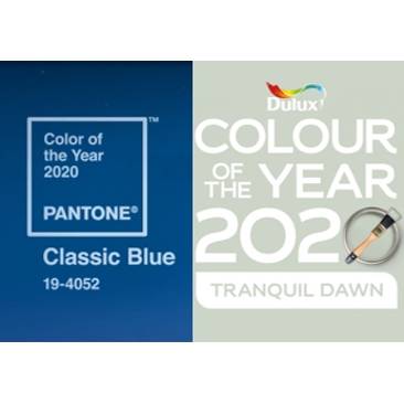 Pantone & Dulux Colours of the Year 2020