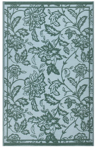 Outdoor/Indoor Anemone Woven Jaquard Rug Teal/Mineral 100% Recycled £18 (10% off RRP) (Copy)