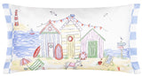 Beach Huts Rectangular Cushion £8 (10% off RRP)