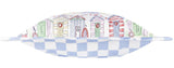 Beach Huts Square Cushion £9 (10% off RRP)
