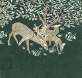 Voyage Maison - Brook Embroidered Velvet Forest Green £48.50 (10% off RRP)