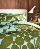 Orla Kiely - Bubble Flower Aqua Seagrass Bedlinen (15% off RRP)
