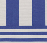 Outdoor Deck Stripe White Blue Rug £45 (10% off RRP)