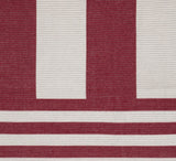 Outdoor Deck Stripe White Red Rug £45 (10% off RRP)