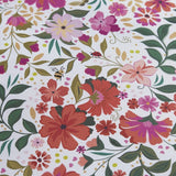 Sara Miller - Ditsy Floral White/Deep Mulberry Bedlinen (15% off RRP)