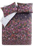 Sara Miller - Ditsy Floral White/Deep Mulberry Bedlinen (15% off RRP)