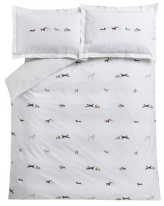Sophie Allport - Doggy Day Care Off-white Bedlinen (15% off RRP)