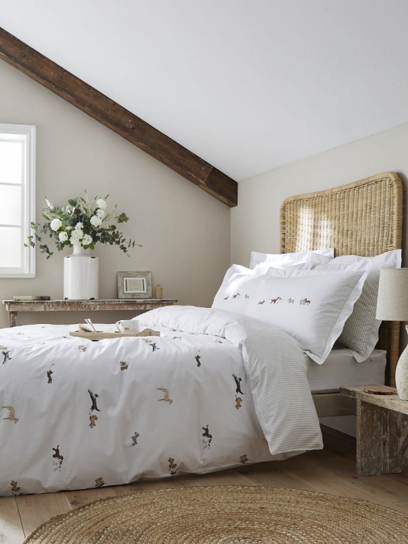 Sophie Allport - Doggy Day Care Off-white Bedlinen (15% off RRP)