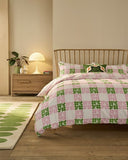 Orla Kiely - Floret Check Dill Pink Bedlinen (15% off RRP)