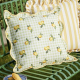 Fruits Lemons Gingham Outdoor Cushion £12.50 (10% off RRP)
