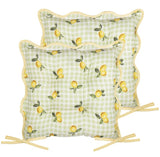Fruits Lemons Gingham Check Seat Pad £27 (10% off RRP)