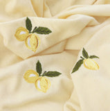 Fruits Lightweight Embroidered Throw Zesty Lemon £35 (10% off RRP)