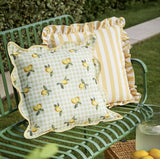 Fruits Lemons Gingham Outdoor Cushion £12.50 (10% off RRP)