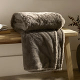 Kallu Double-Sides Faux-Fur Throw £31 (10% off RRP) 10 Colour Options