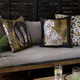 Leopardis Cat Printed Woven Cushion £12 (10% off RRP)