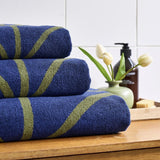 Orla Kiely - Linear Stem Navy Olive Towels £13 (15% off RRP)
