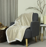 Lux Sherpa Fleece Throw £25 (10% off RRP) 5 Colour Options
