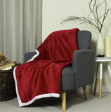 Lux Sherpa Fleece Throw £25 (10% off RRP) 5 Colour Options