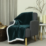 Lux Sherpa Fleece Throw £25 (10% off RRP) 5 Colour Options