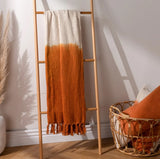 Mizu Dip Dye Fringed Amber Throw £34.50 (10% off RRP)