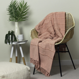 Motti Woven Tufted Stripe Throw £27 (10% off RRP) 5 Colour Options