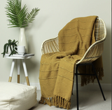 Motti Woven Tufted Stripe Throw £27 (10% off RRP) 5 Colour Options