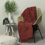 Motti Woven Tufted Stripe Throw £27 (10% off RRP) 5 Colour Options