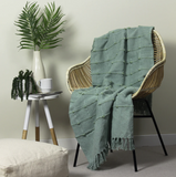 Motti Woven Tufted Stripe Throw £27 (10% off RRP) 5 Colour Options