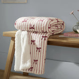 Noortje Bows Sherpa Fleece Throw £27 (10% off RRP)