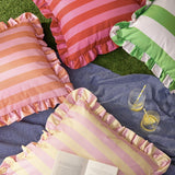 Palm Royale Stripe Ruffle Cushion £15.50 (10% off RRP)  5 Colours Available