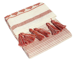 Pangea Tasselled Terracotta Throw £22 (10% off RRP)