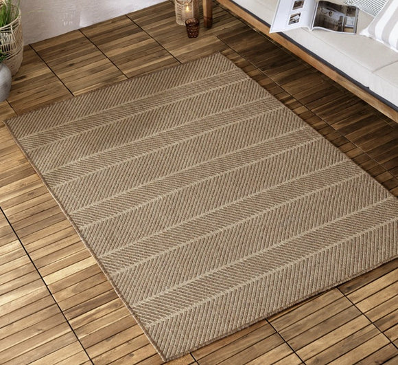 Outdoor/Indoor Pentle Jute Effect Rug from £49 (10% off RRP) 2 Sizes Available