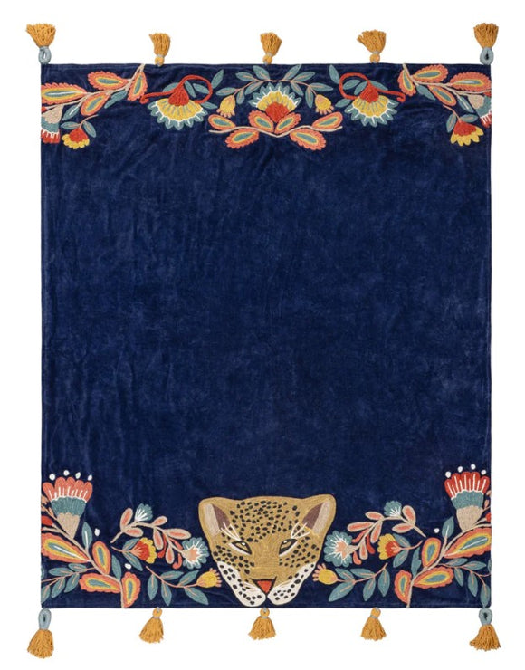 Regal Leopard Royal Blue Throw £78.50 (10% off RRP)