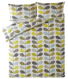 Orla Kiely - Scibble Stem Duckegg/Seagrass Bedlinen (15% off RRP)