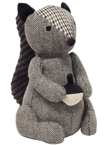 Sammy Squirrel Herringbone Brown Doorstop £12 (10% off RRP)