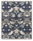 Morris & Co - Strawberry Thief Jacquard Throw £61.50 (10% off RRP) 4 Colour Options