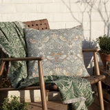 Morris & Co - Strawberry Thief Piped Cushion £16.50 (10% off RRP) 7 Colour Options