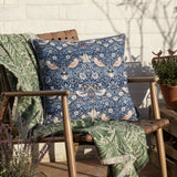 Morris & Co - Strawberry Thief Piped Cushion £16.50 (10% off RRP) 7 Colour Options