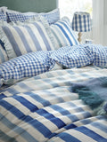 Blue Bell Gray - Sunday Stripe Blue Bedlinen (10% off RRP)