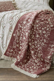 Historic Royal Palaces - Tudor Trail Antique Rose Pink Throw £63 (10% off RRP)