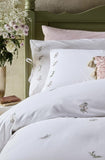 Historic Royal Palaces - Victoria Sprigs Embroidery Rose Pink Sage Bedlinen (10% off RRP)