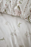 Historic Royal Palaces - Waistcoat Stripe Clay Pink Sage Pink Sage Bedlinen (10% off RRP)