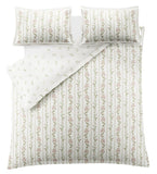 Historic Royal Palaces - Waistcoat Stripe Clay Pink Sage Pink Sage Bedlinen (10% off RRP)