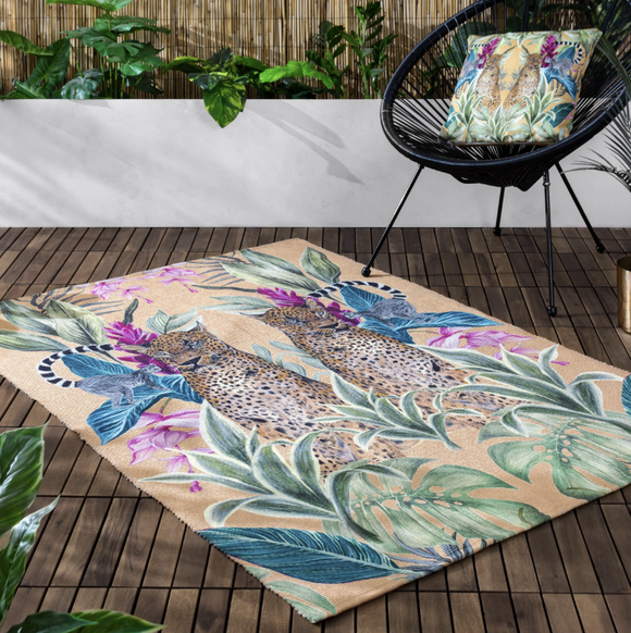 Outdoor/Indoor Kali Leopards Rug £44 (10% off RRP)